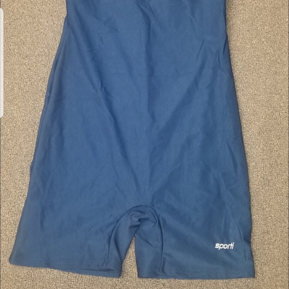 Chlorine Resistant Scoop Back Unitard One Piece Swimsuit, color : navy - Picture 8 of 13